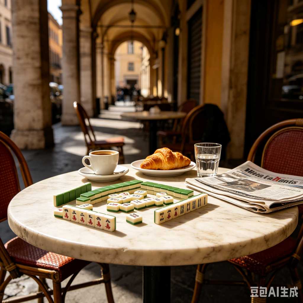 simulated ivory mahjong set