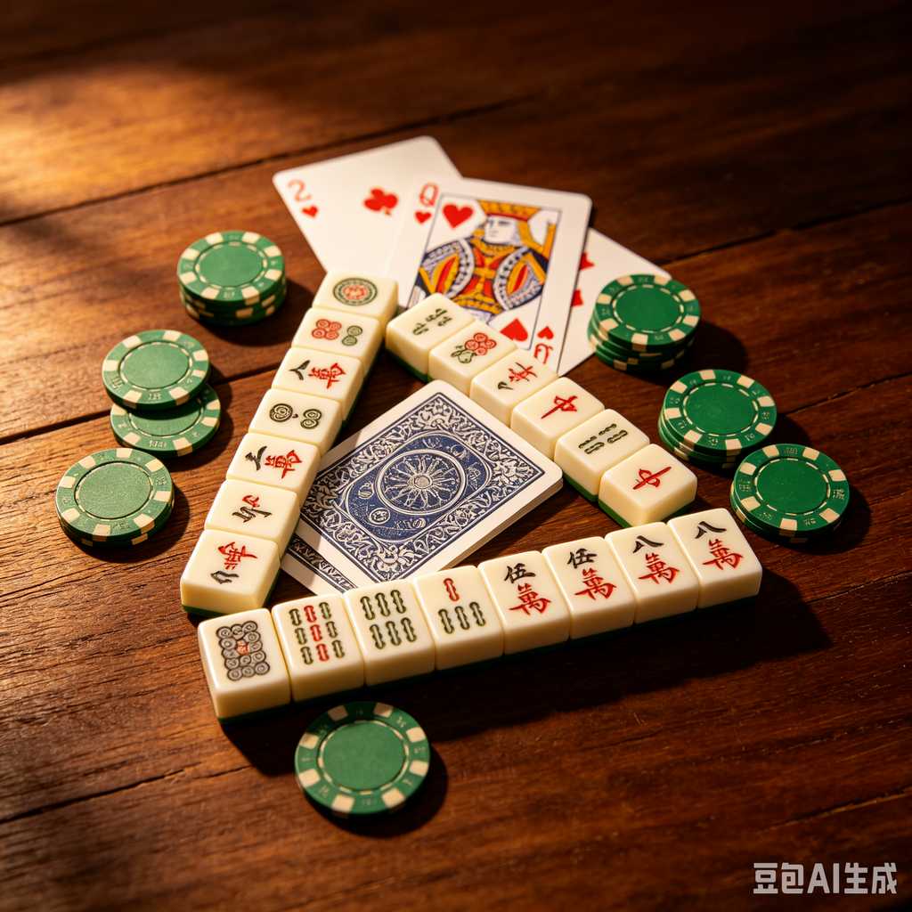 modern color mahjong tiles